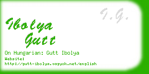 ibolya gutt business card